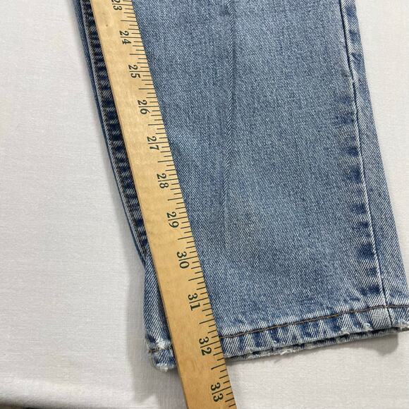 VTG 90s Levi's 551 Red Tab Jeans size 16L Lightwash Highwaist Retro - Picture 12 of 14